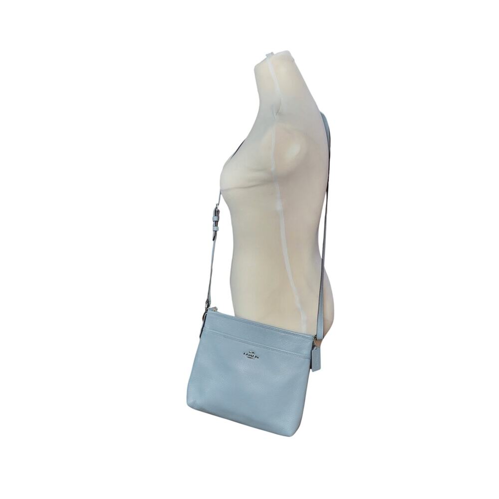Coach Pebble Blue Crossbody Bag